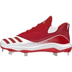 Adidas Icon V Bounce Senior Baseball Cleats-Metal