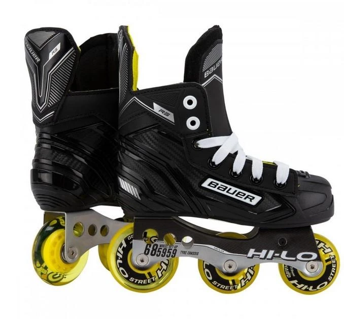 BAUER RH RS YOUTH INLINE ROLLER HOCKEY SKATES 3 BAUER RH RS YOUTH INLINE ROLLER HOCKEY SKATES