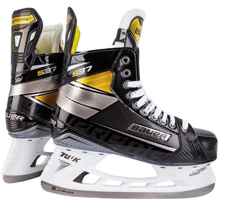 BAUER SUPREME S37 SENIOR ICE SKATES 3 BAUER SUPREME S37 SENIOR ICE SKATES