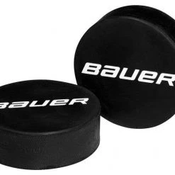 Sports Replay - Sports Excellence Bauer Official Black Hockey Puck Each