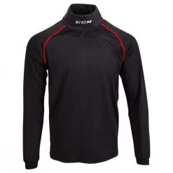 CCM Junior Compression Long Sleeve Shirt W/Integrated Neck Protection