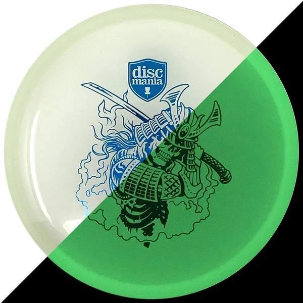 DISCMANIA ACTIVE PREMIUM SHOGUN GLOW GOLF DISCS 4 DISCMANIA ACTIVE PREMIUM SHOGUN GLOW GOLF DISCS