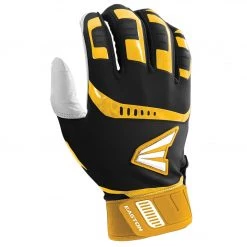 Easton Walk Off Adult Batting Gloves Black/Gold Small A121809 Bk/Gd