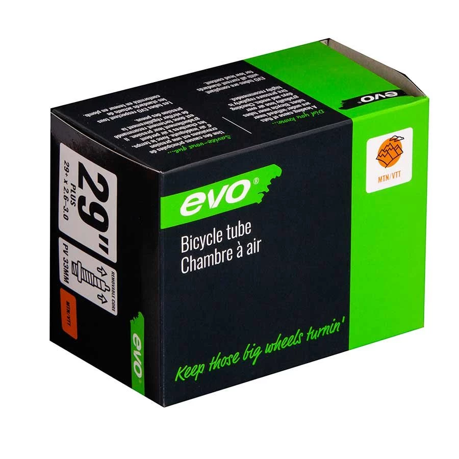 Evo Bicycle Tube 29" X 2.6 - 3.0 Presta 2 Evo Bicycle Tube 29" X 2.6 - 3.0 Presta