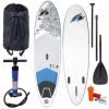 F2 FeelGood Women 10' 2" Inflatable Stand Up Paddle Board SUP WHITE/BLUE KIT