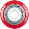 Labeda Indoor Gripper Inline Skate Wheels (4 Pack Red/Wht)