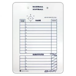 Lowry Coaches Boards 10" X 14" Softball/Baseball Line Up Ps01 Line Up Diamond Sports