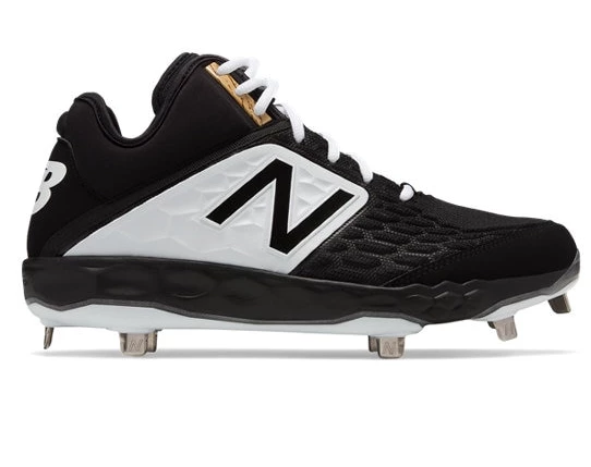 NEW BALANCE MEN'S METAL M3000BK4 SENIOR BASEBALL CLEATS 3 NEW BALANCE MEN'S METAL M3000BK4 SENIOR BASEBALL CLEATS