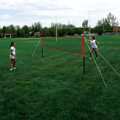 Park & Sun Sports Badminton Sport Set W/ 1" 3Pc Steel Poles 4 Rackets & 3 Shuttlecocks 7 Park & Sun Sports Badminton Sport Set W/ 1