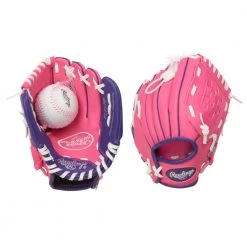 RAWLINGS PLAYER'S SERIES 9 YOUTH BASEBALL GLOVE W/BALL