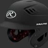 RAWLINGS VELO R16 SERIES MATTE BASEBALL SOFTBALL BATTER'S HELMET