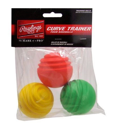 Diamond Sports Rawlings Curvetrain Curve Trainer Ball 3 Diamond Sports Rawlings Curvetrain Curve Trainer Ball