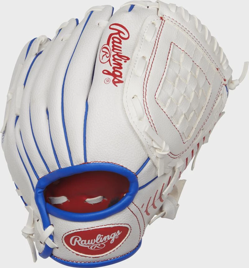 Sports Replay - Sports Excellence Rawlings Player's Series 9" Youth Ball Glove White/Blue 4 Sports Replay - Sports Excellence Rawlings Player's Series 9" Youth Ball Glove White/Blue