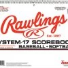 Baseball & Softball Accessories Rawlings Score Book System 17 Baseball/Softball 2 Baseball & Softball Accessories Rawlings Score Book System 17 Baseball/Softball
