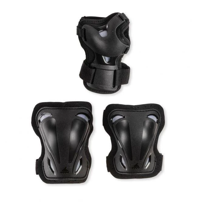 Hockey Skate Gear Senior 3 Pack Knee, Wrist & Elbow Pads 3 Hockey Skate Gear Senior 3 Pack Knee, Wrist & Elbow Pads