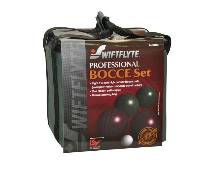 Swiftflyte Bocce Professional 113 Mm Set W/ Canvas Carry Bag 3 Swiftflyte Bocce Professional 113 Mm Set W/ Canvas Carry Bag
