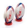 Sports Replay - Sports Excellence Balls - Inflatables Teamline Rugby Ball Wht/Blu/Red 2 Sports Replay - Sports Excellence Balls - Inflatables Teamline Rugby Ball Wht/Blu/Red