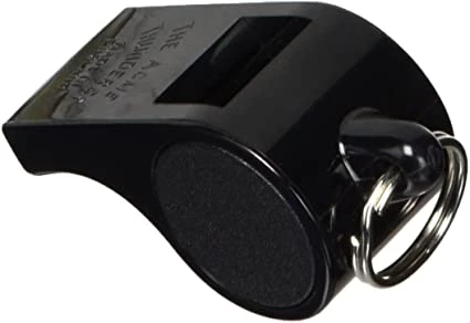 ACME Thunder Plastic Coaches Whistle W/Finger Grip - Large W558 Black Accessories Bicycles 3 ACME Thunder Plastic Coaches Whistle W/Finger Grip - Large W558 Black Accessories Bicycles