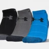 UNDER ARMOUR ELEVATED PERFORMANCE NO SHOW HEAT GEAR SOCKS (3 PACK) 2 UNDER ARMOUR ELEVATED PERFORMANCE NO SHOW HEAT GEAR SOCKS (3 PACK)