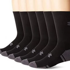 UNDER ARMOUR YOUTH RESISTOR 3.0 HEAT GEAR CREW SOCKS (3 PACK)