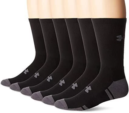 UNDER ARMOUR YOUTH RESISTOR 3.0 HEAT GEAR CREW SOCKS (3 PACK) 3 UNDER ARMOUR YOUTH RESISTOR 3.0 HEAT GEAR CREW SOCKS (3 PACK)