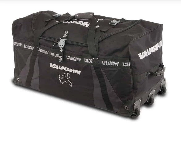 VAUGHN VE8 PRO DEMO SENIOR 3 WHEELED GOALIE BAG 3 VAUGHN VE8 PRO DEMO SENIOR 3 WHEELED GOALIE BAG