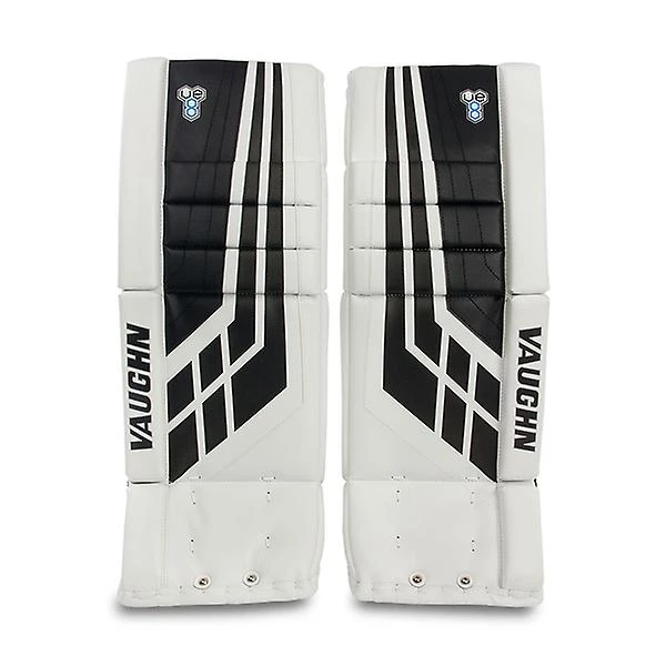 Sports Replay - Sports Excellence Vaughn Velocity Ve8 Junior Goalie Pads 26 + 2 Wht/Blk Hockey 3 Sports Replay - Sports Excellence Vaughn Velocity Ve8 Junior Goalie Pads 26 + 2 Wht/Blk Hockey