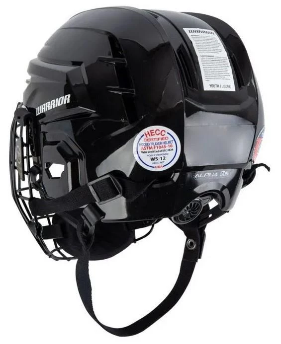 WARRIOR ALPHA ONE YOUTH COMBO HELMET Hockey 4 WARRIOR ALPHA ONE YOUTH COMBO HELMET Hockey